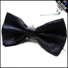 Charcoal Textured Bow Tie