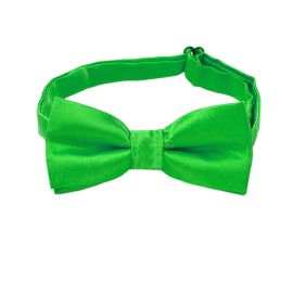 boy's bright green bow tie