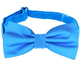 bright blue bow tie