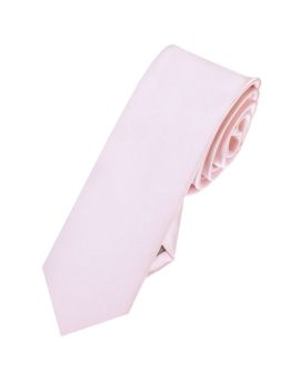 baby pink skinny tie