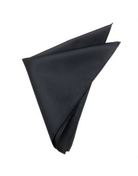 Black with Micro Check Texture Pocket Square