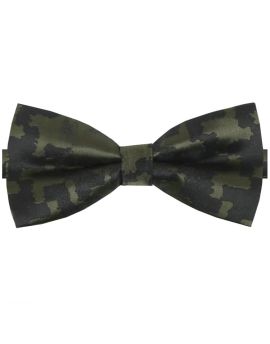 Green Camouflage Bow Tie