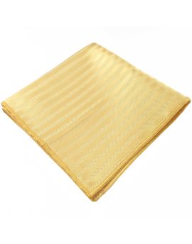 Light Gold with Thin Stripes Pocket Square