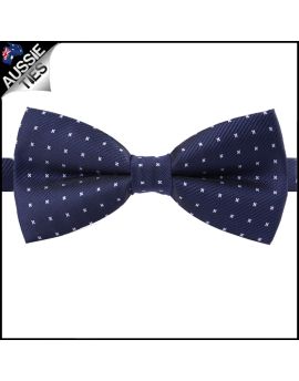 Midnight Blue with X Bow Tie