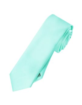 Mens Light Mint Green Tiffany Skinny Tie