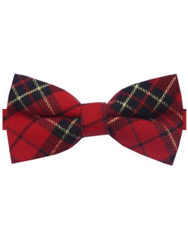 Royal Stewart tartan bow tie